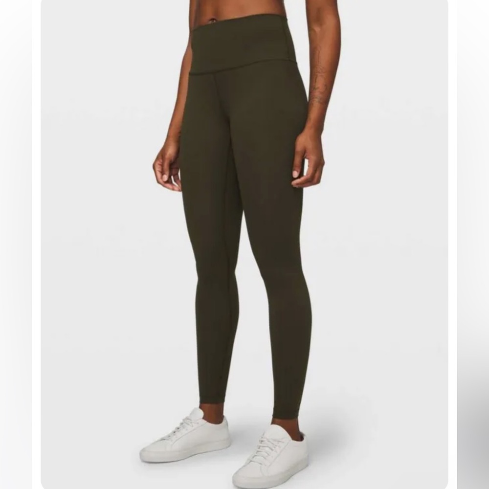 Lululemon Wunder Under High-Rise Tight 28" Full-On Luxtreme Dark Olive